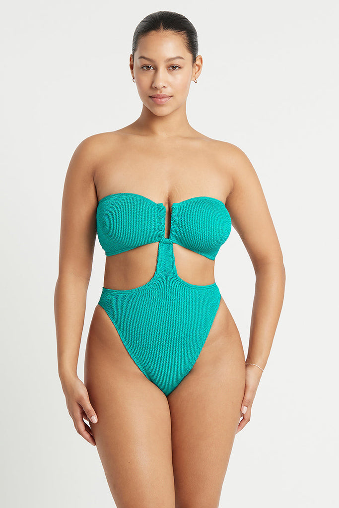 Thera 1Pce Turquoise Hotbody Swimwear