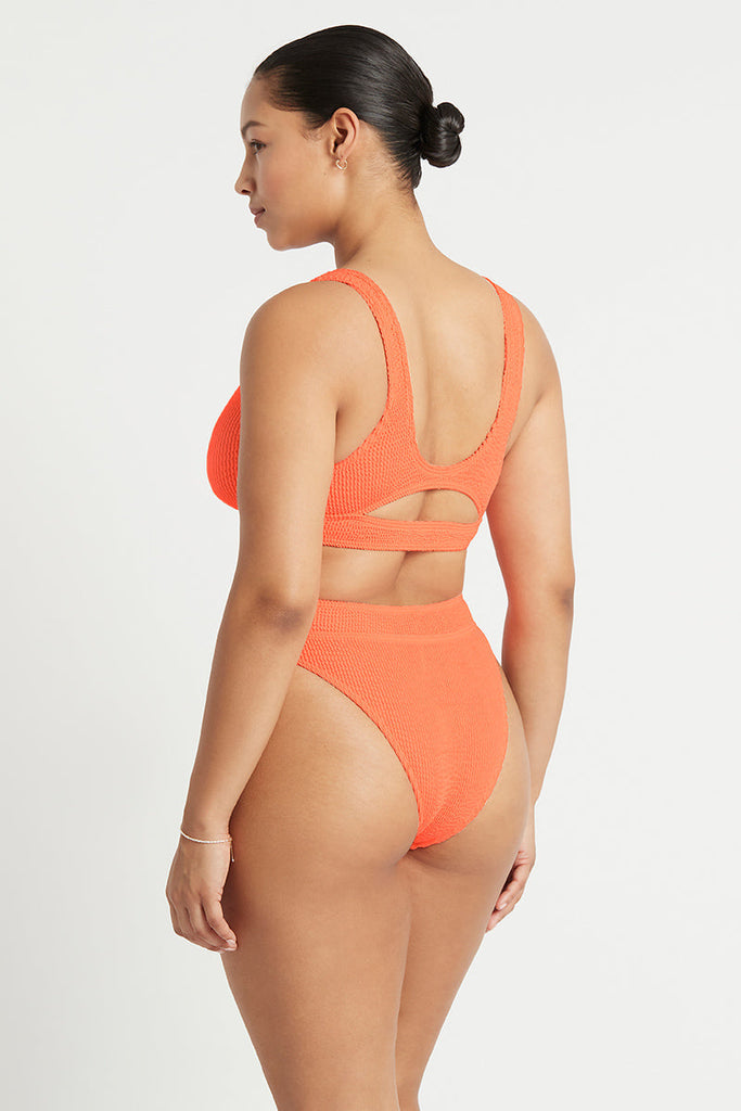 Eco Sasha & Savanah Neon Orange Hotbody Swimwear