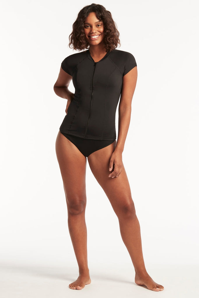 Eco Short Sleeve Rash Vest Hotbody Swimwear