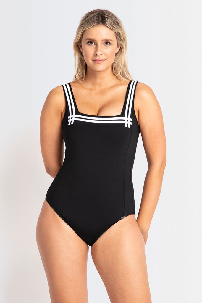 Heritage Classics Square Neck Hotbody Swimwear