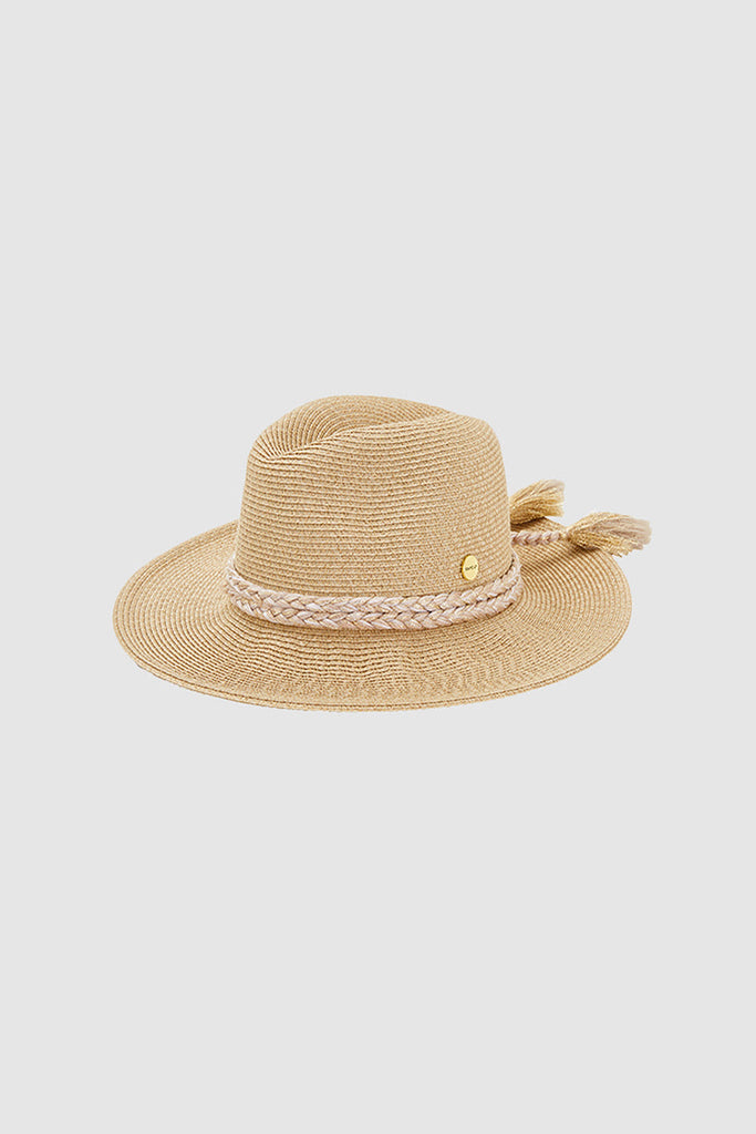 Shady Lady Collapsible Gold Fedora Hotbody Swimwear